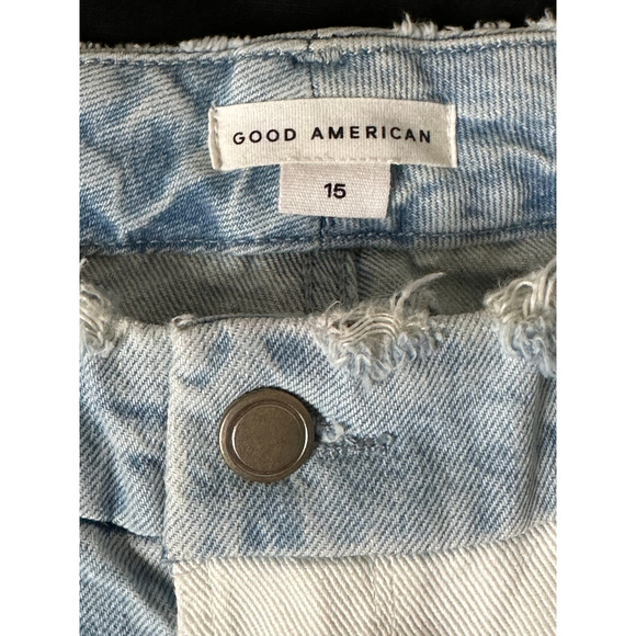 Good American Good Icon Pieced‎ Jeans Size 15 GIP062T - Picture 7 of 7